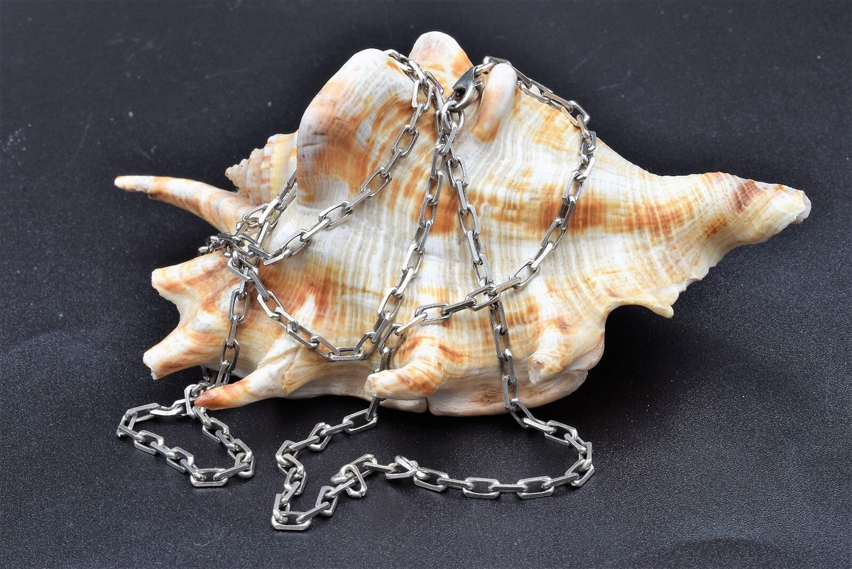 SALE ! STERLING SILVER 925 Necklaces Unisex vintage Model - Marine 