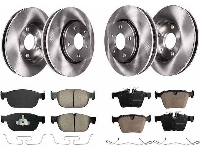 2016-2022 Volvo XC90 Brake Pad & Rotor Kit by Detroit Axle 78269FRXN