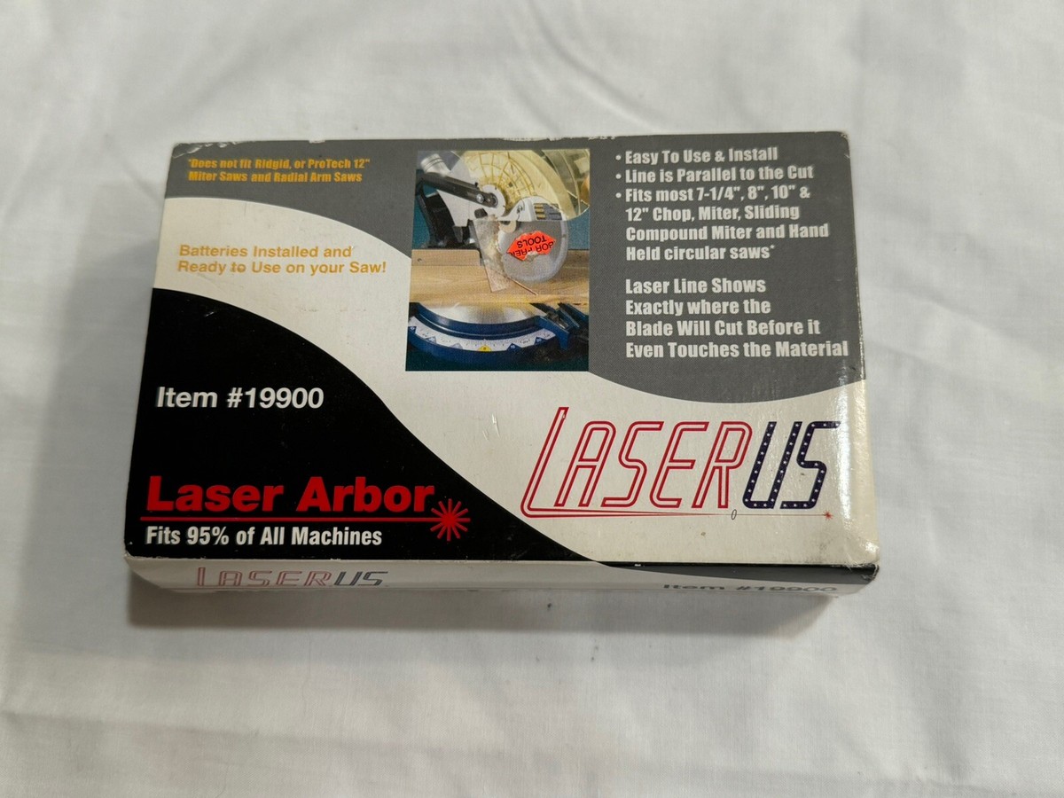 Guide Laser LASERUS 19900 Pour Scies – Table, Onglet, Circulaire, Hachoir – Neuf