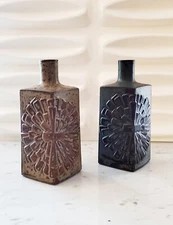 Pair Of Mid Century Modern Otagiri OCM Stoneware Bud Vases