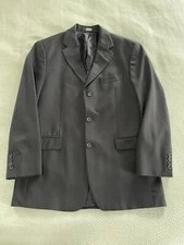 Brooks Brothers 345 Stretch Navy Blazer Sport Coat Jacket Mens Size 40M Wool