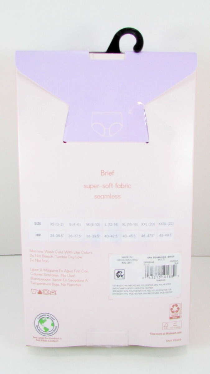 Joyspun 5-Pair Women's Cotton Thong XXL (20) Multicolor | eBay