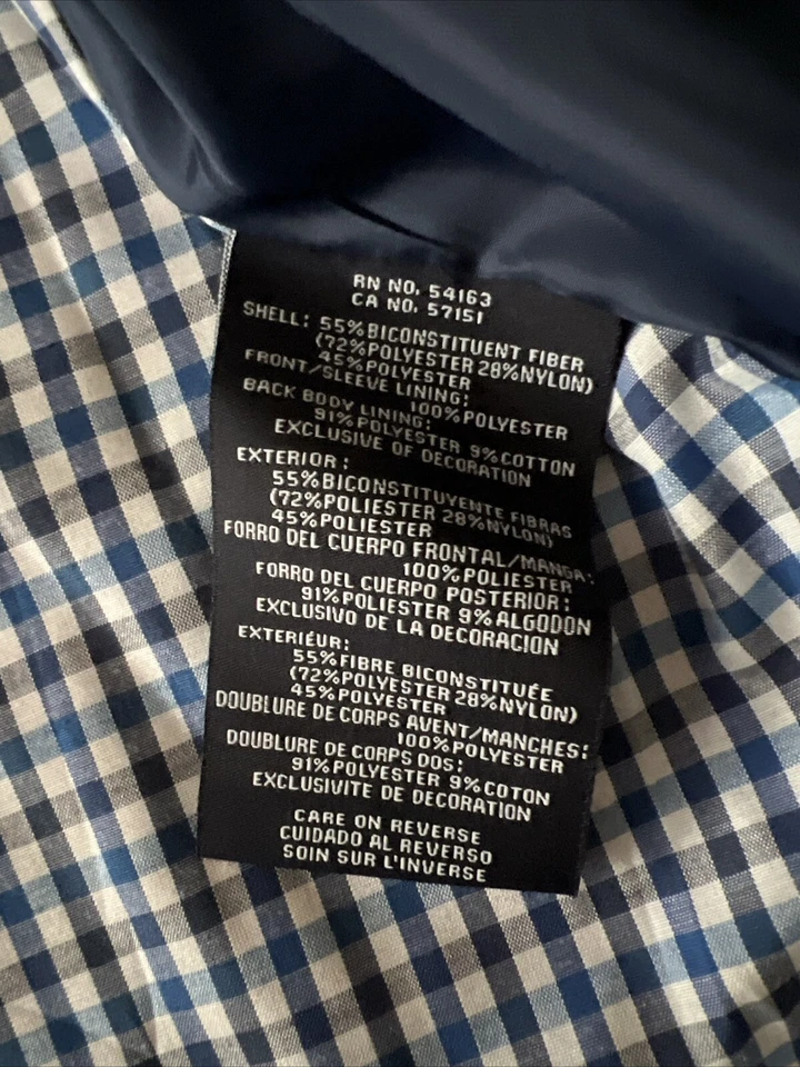 Men’s Tommy Hilfiger Lightweight Microtwill Golf Jacket Red Size XXL - Image 4 of 4