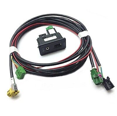 CARPLAY USB Aux Schnitstelle Adapter Line für VW Golf 7 VII MDI MIB Radio Navi