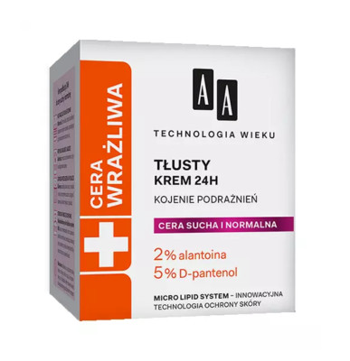 AA OCEANIC SENSITIVE SKIN REICHHALTIGE BERUHIGENDE GESICHTSCREME TROCKENE & NORMALE HAUT D-PANTHENOL