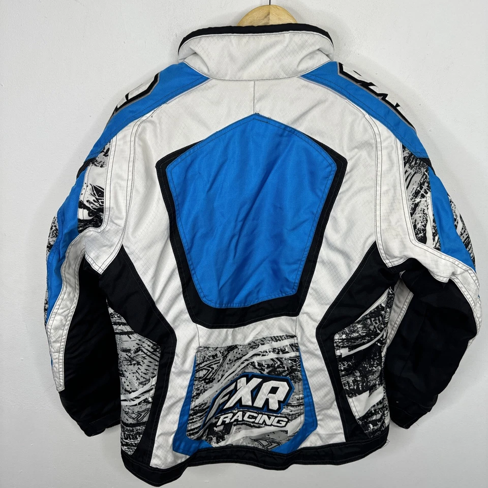 Chaqueta aislante FXR Cold Cross Mujer 8 forro extraíble azul blanco moto Foto 4 de 4