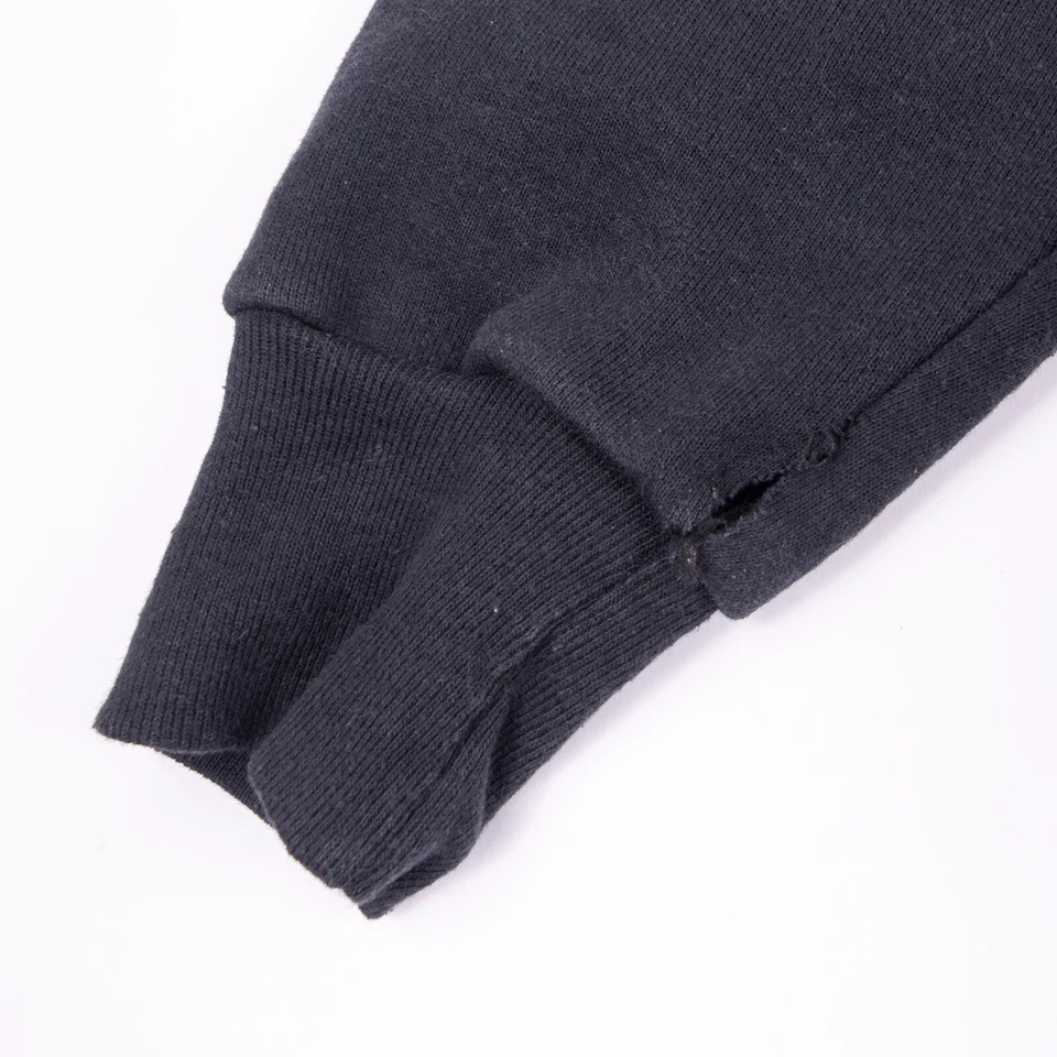 Vintage Duck Head Men's Large Crewneck Sweatshirt Black Spellout Made In USA - Image 4 of 4