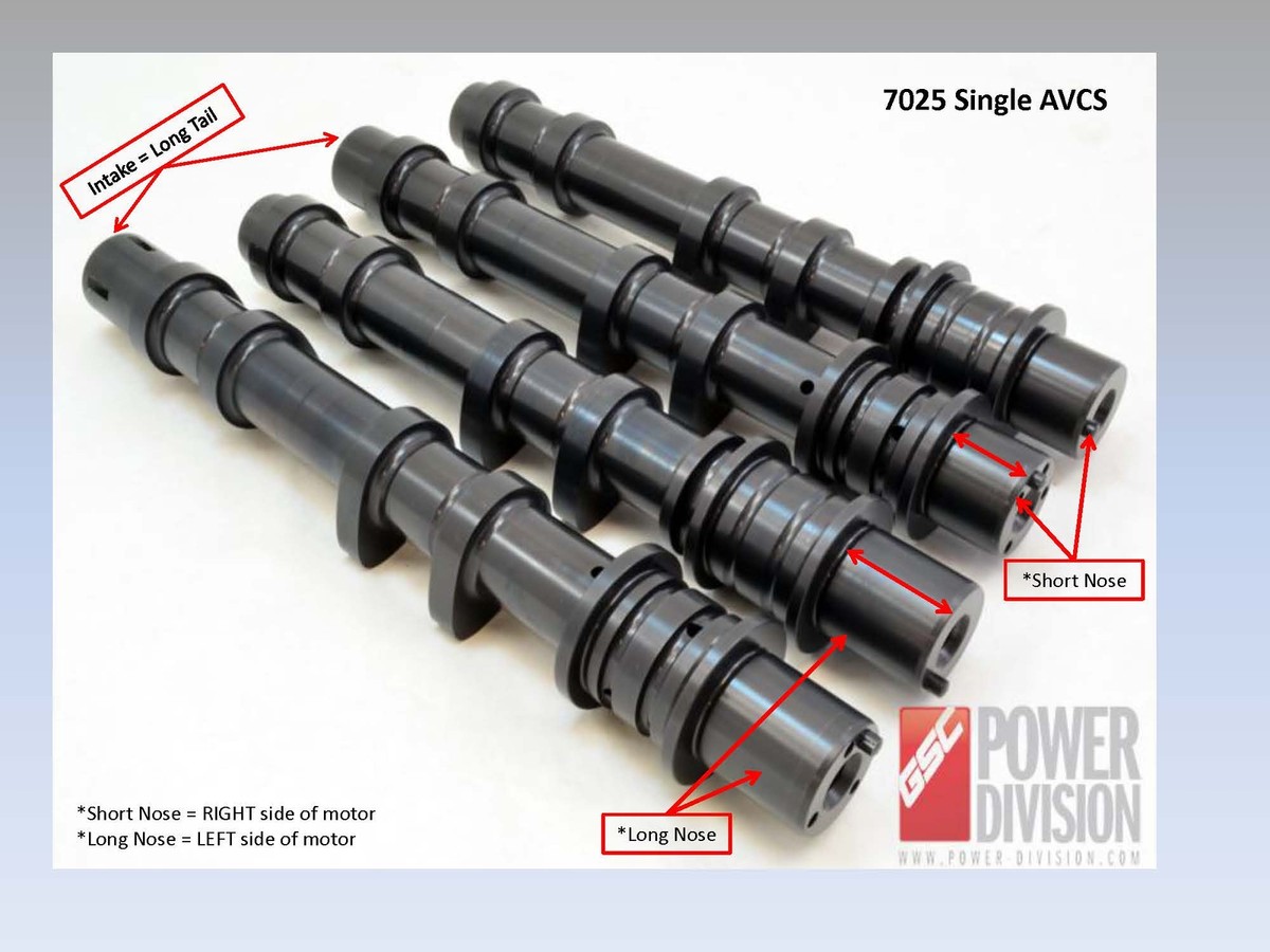 FOR 04-07 SUBARU STI 06-07 WRX 2.5L TURBO GSC S1 CAMSHAFTS
