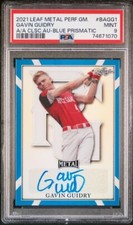 2021 Perfect Game Blue Prismatic AUTOGRAPH 19/30 GAVIN GUIDRY Tigers LSU PSA 9