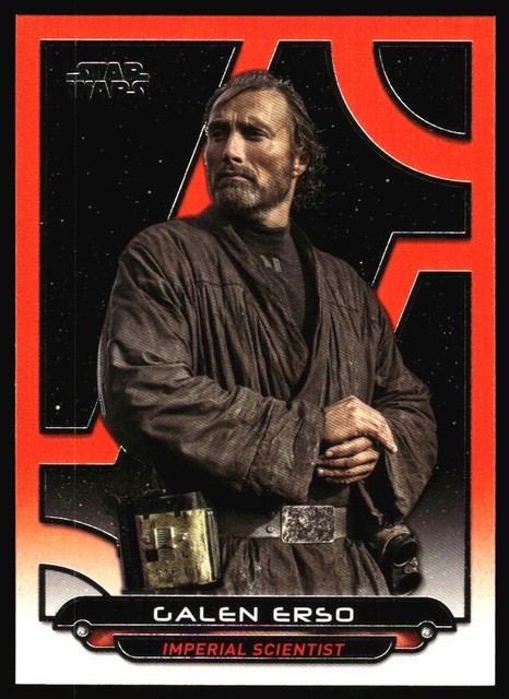 2017 Topps Star Wars Galatic Files SP Orange Galen Erso #RO-8