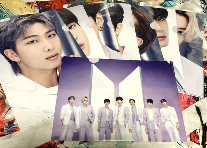 BTS THE BEST Japan official benefit clear file binder 8 set