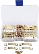 200 Screws + 100 Sawtooth Picture Frame Wall Hangers Hardware Hanging Set