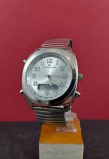 Meister Anker Quartz Chrono Alarm, Vintage Herrenuhr Armbanduhr Chronograph TOP