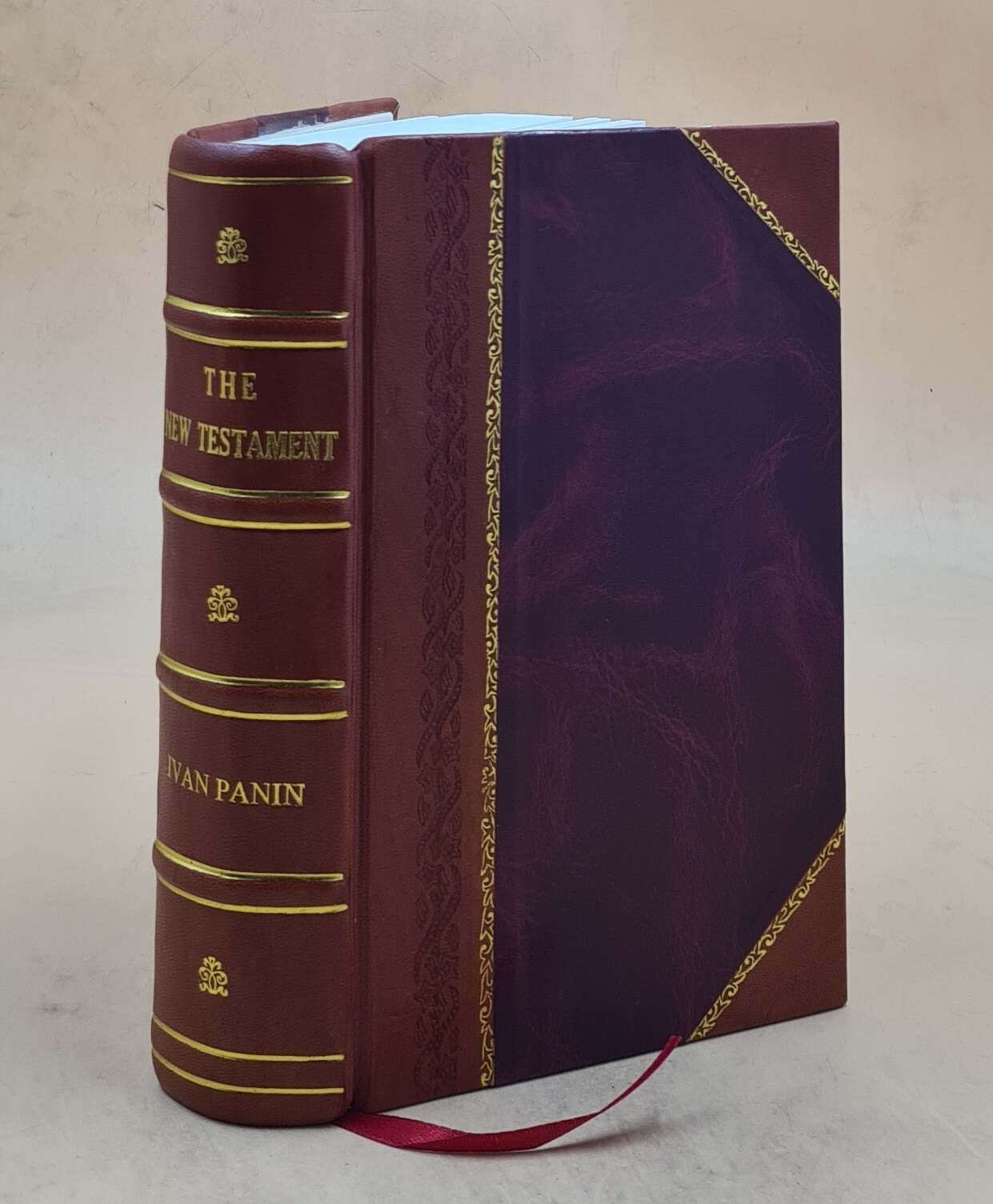 The New Testament From Greek Text As Established By Bible Numeri [Leather Bound]