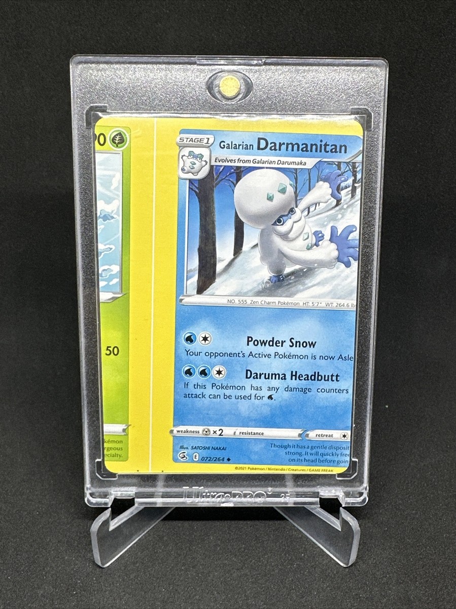MISCUT ERROR 2021 Pokemon TCG Rare Sword & Shield Fusion