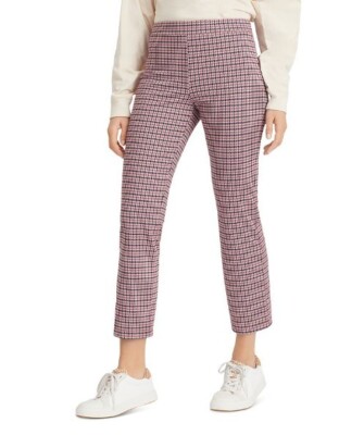 SANCTUARY Carnaby Plaid Cropped Trousers In Destin Plaid XS