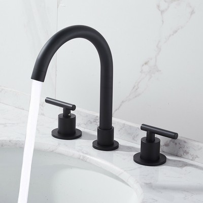 Timearrow Taf288s Mt 8 Inch Widespread Bathroom Sink Faucet Two