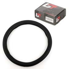 Copertura Volante Coprivolante Ø 38x9 Cm 15x3,5 Pollici Nero Per RENAULT