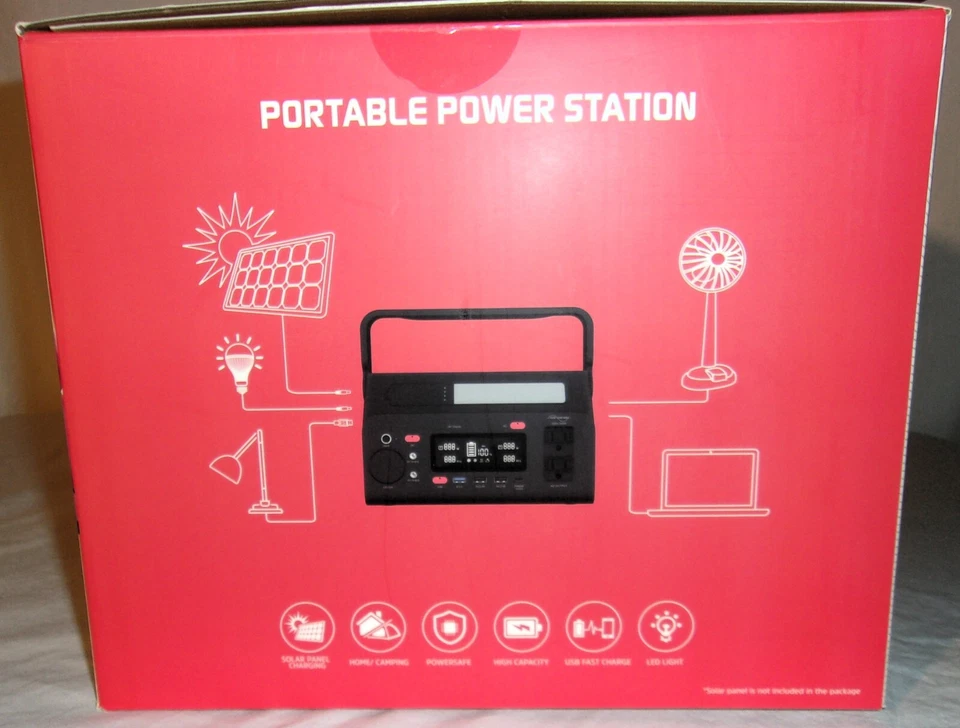 ENERGIZER 300W Portable Power Station w/Flashlight, Carrying Case PPS300W2 - NEW - Image 4 of 4
