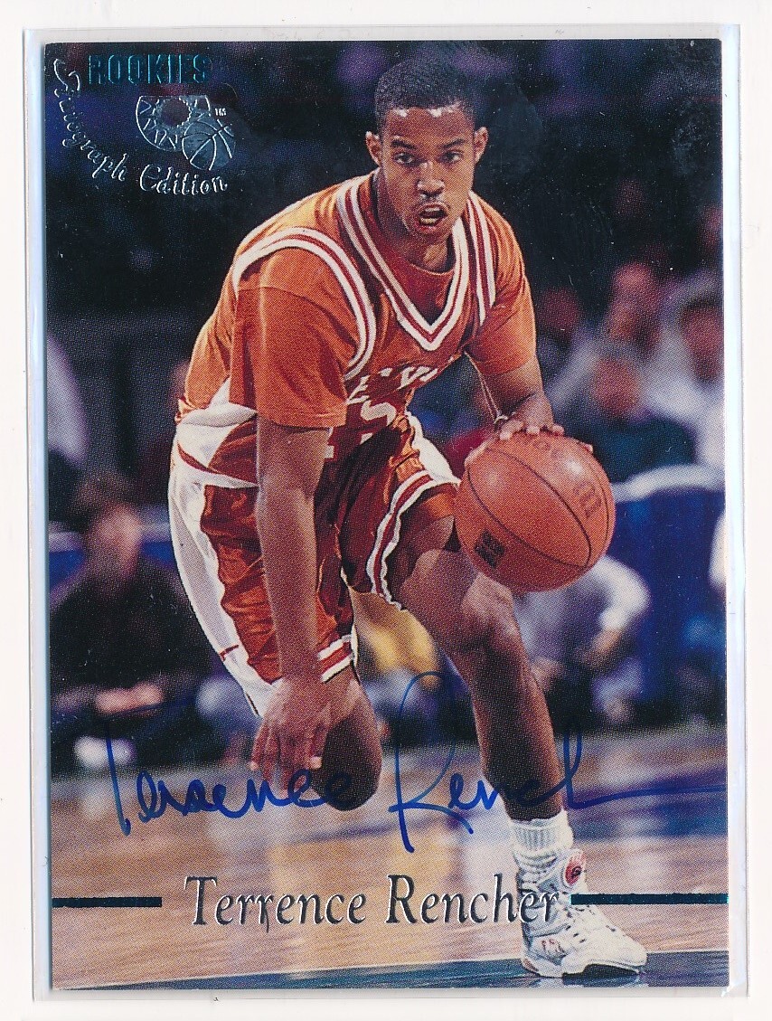 1995 Classic Rookies Autograph Edition Terrence Rencher #30 Rookie RC Auto