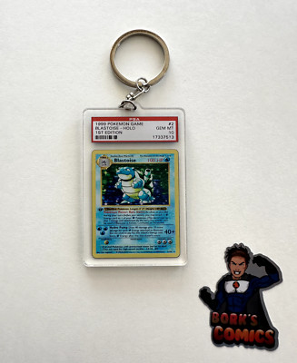 Key Issue Keychains  - Blastoise - PSA Homage - Pokemon - SALE!!
