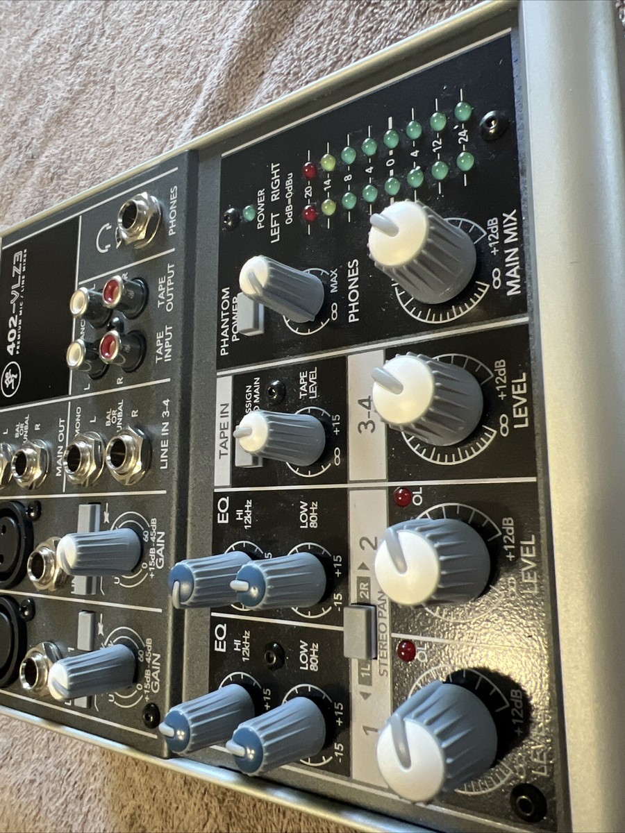 Mackie 402 VLZ 3 Premium 4 Channel Ultra Compact Mixer for sale