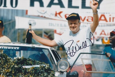 Photo Dédicacée De Bjorn Waldegard – Légende Du WRC, Années 90, Autographe Original