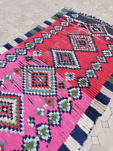 8'8" x 2'11" - 265 x 90 Cm Moroccan Azilal rug, Authentic RUG Berber Handmade - Picture 6 of 7