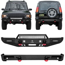 Vijay Steel Frontrear Bumper Fits 1999-2004 Land Rover Discovery 2 
