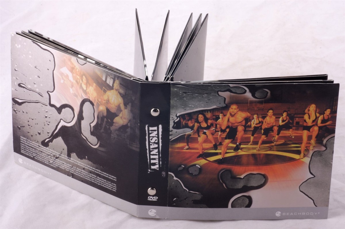 Beachbody INSANITY Exercise Workout Fitness Cardio 10 DVD set