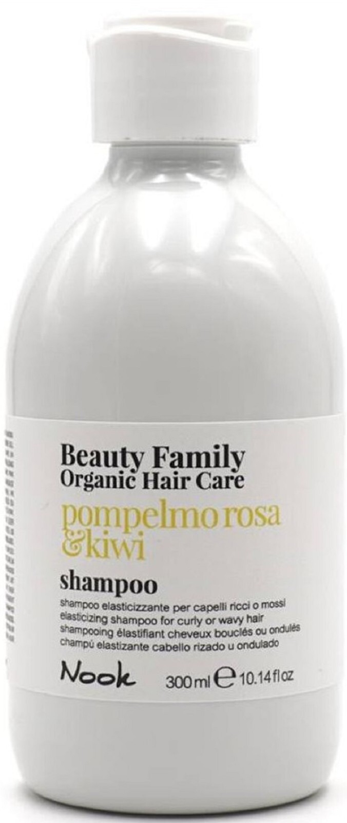 NOOK SHAMPOO ELASTICIZZANTE CAPELLI RICCI E MOSSI POMPELMO ROSA & KIWI 300ML