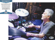 DRUMMER STEVE GADD SIGNED 8x10 PHOTO 1 BECKETT COA STEELY DAN BEE GEES DRUM BAS