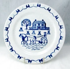 Metlox Vernon Poppy Trail PROVINCIAL BLUE Dinner Plate(s) EXCELLENT
