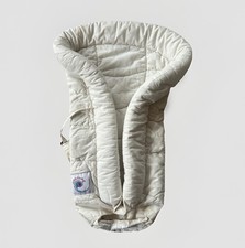 Ergobaby Organic Collection Infant Insert - White/ Beige Insert Only, No Pillow