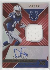 2018 Panini XR Rookie Swatch Auto Red 19/75 Daurice Fountain #RSA37 Auto 0f3j