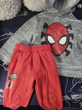 Spider Man Kids Boys Size 4 Sweat Set