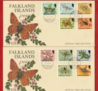 FALKLAND ISLANDS 1984 INSECTS & SPIDERS FULL SET TO £3 ON 3 FIRST DAY COVERS