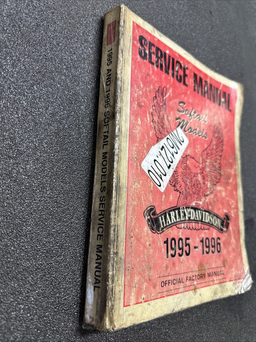 Harley-Davidson Service Manual Softail Models 1995 1996 OEM 99482