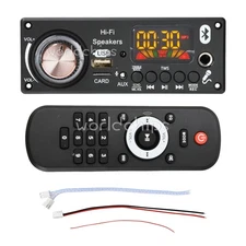 DC 12V Car Audio MP3 Decoder Board Bluetooth 5.3 with Amplifier support 2*100w