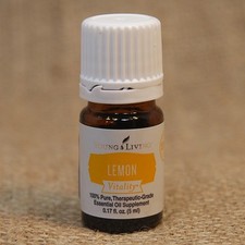 Young Living LEMON VITALITY 5 mL Essential Oil NEW Unopened FREE SHIP in 24 hrs