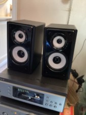 4 Ohm Pair Stereo Speakers Nice Condition Book Shelf