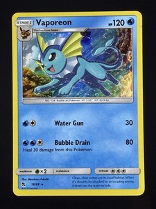 Vaporeon 18/68 Holo Rare Hidden Fates