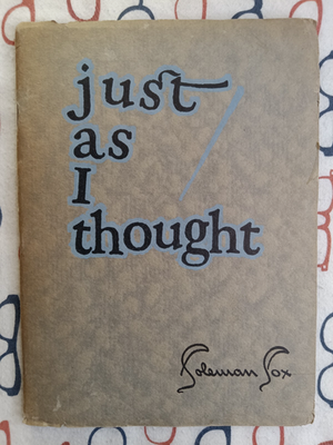 #ad #ad Coleman Cox Just As I Thought 1929 PB American Avenue Hardware Co. Long Beach CA $12.91