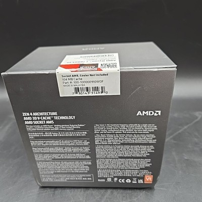AMD Ryzen 7 7800X3D Processor (5 GHz, 8 Cores, Socket AM5) Boxed