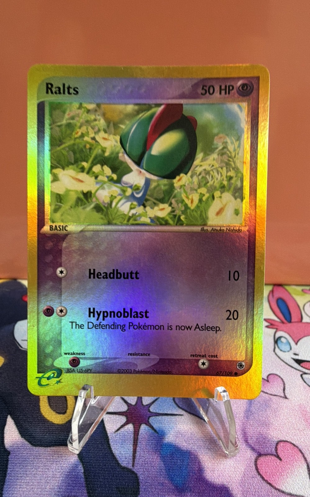 Ralts 67/109 Ruby and Sapphire Reverse Holo