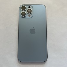 Original Back Glass Housing Cover Frame Replacement For iPhone 13 Pro Max Blue