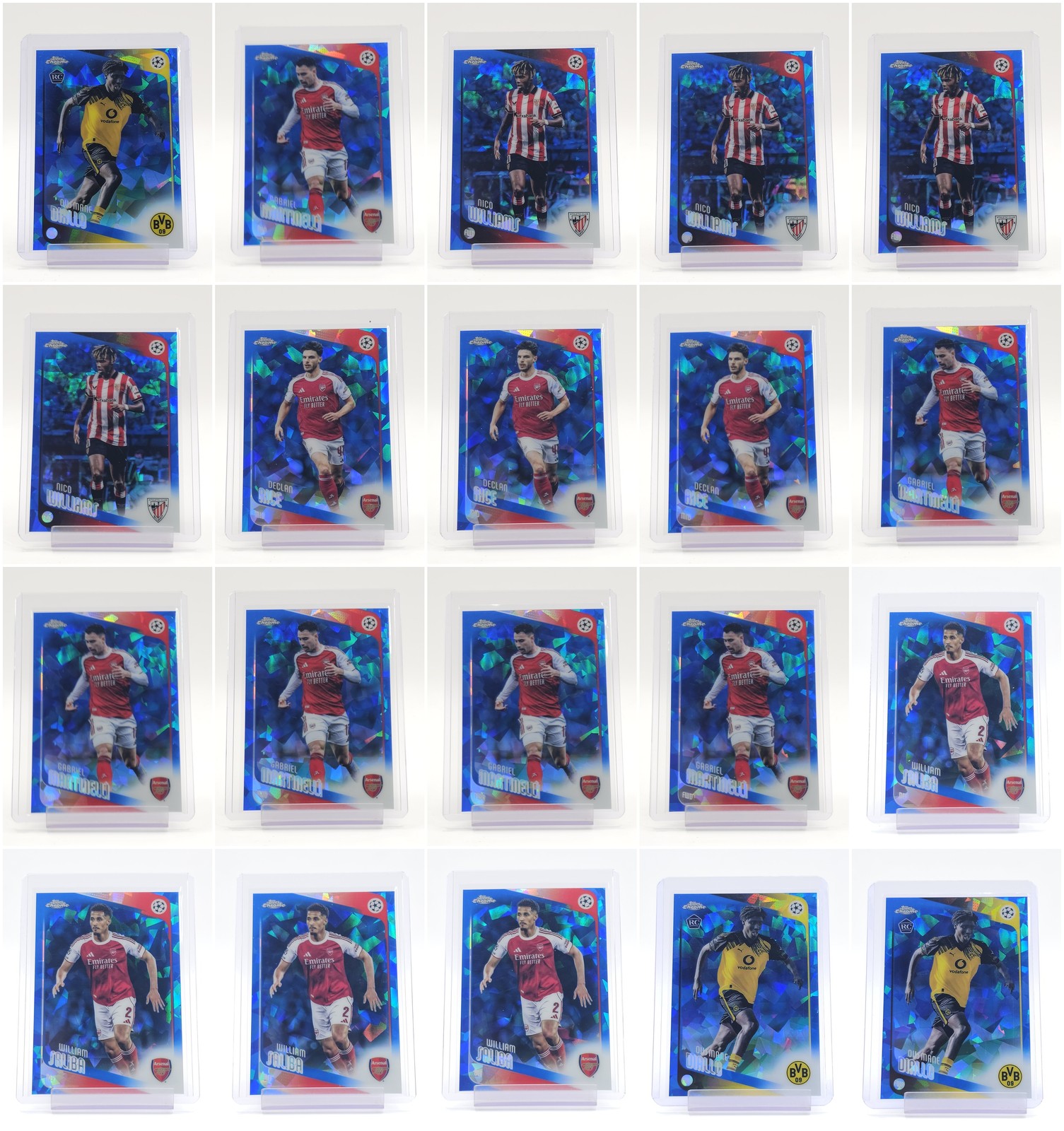 2025-26 Chrome UCC Sapphire Ousmane Diallo / Declan Rice #Q7444