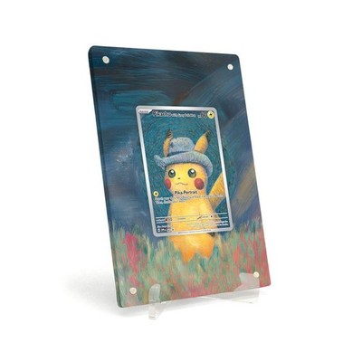 Extended Artwork für Pokemon Pikachu With Grey Felt Hat SVP 085 Rahmen inkl. Stä