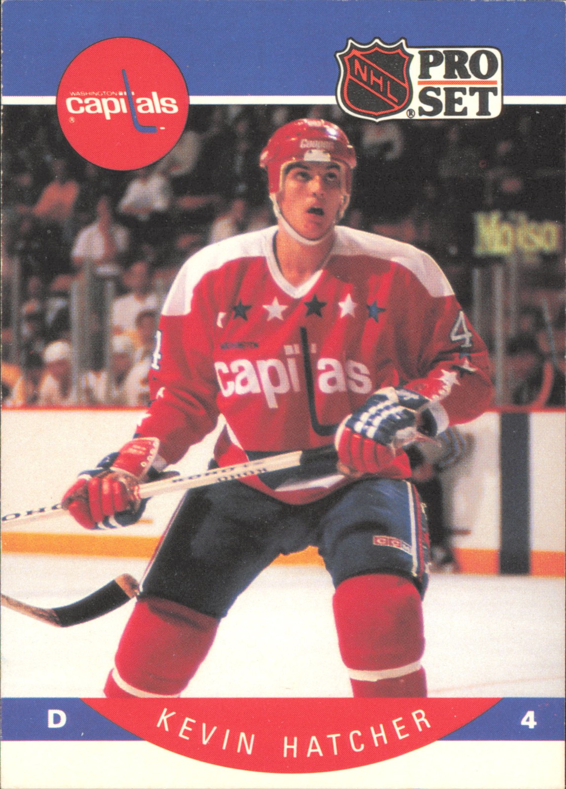 1990-91 Pro Set #311 Kevin Hatcher