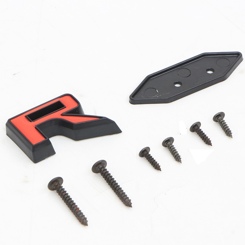 All FORD  RAPTOR R OEM GRILLE EMBLEM "R" MODIFY RED PART F-150